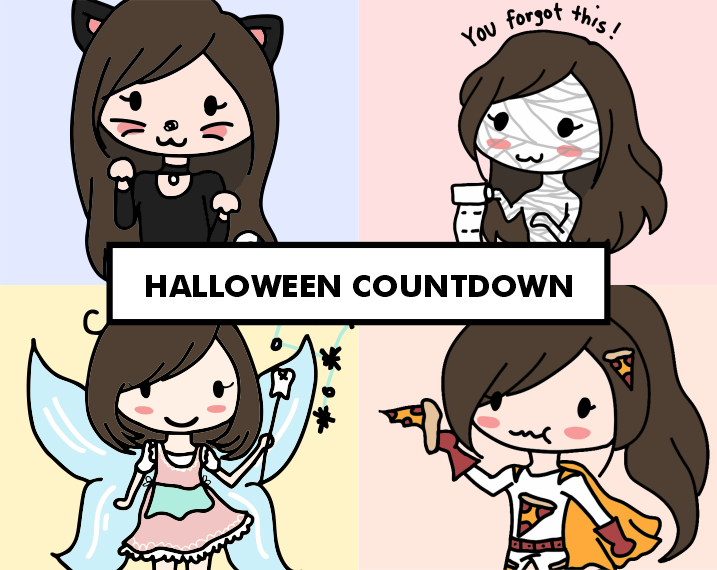 Halloween Countdown Sarah Stickies By C S Halloween Countdown Sarah Stickies By C S